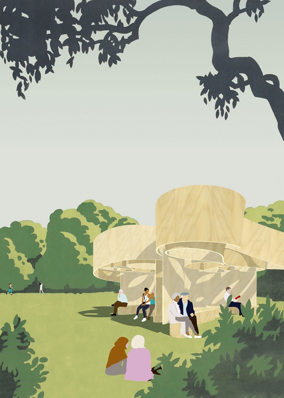 Serpentine reveals designs for Pavilion and the four Summer Houses