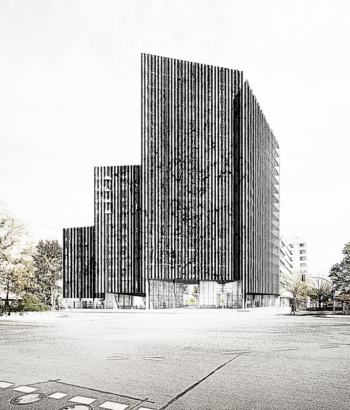 1st Prize - Competition for a high-rise in Berlin