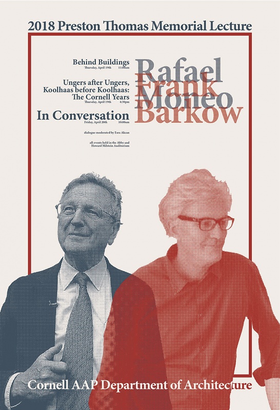 Rafael Moneo in conversation with Frank Barkow