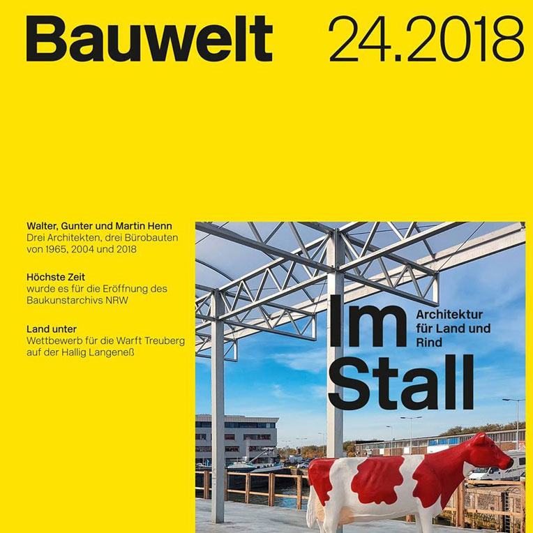 Reception Area of the Schaubühne in Bauwelt Magazine