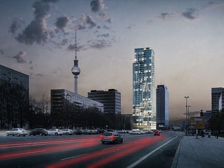 Residential Highrise, Alexanderplatz, Berlin - 3rd Prize